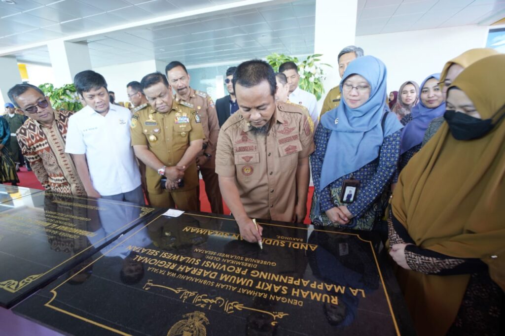 Gubernur Sulsel Resmikan RSUD La Mappapenning, Dibangun Rp250 Miliar