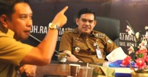 Camat Mamajang Bicarakan DTKS dengan Dinsos Makassar
