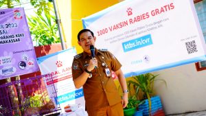 Camat Mamajang Hadiri Baksos Rabies Day Kitabisa