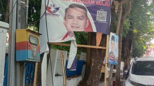 Baliho Caleg Perindo Kalfin Alloto’dang Banyak Dirusak 