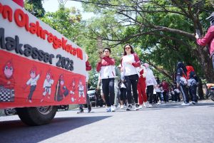 Kirab Obor Digelar di Tallo, Pertanda Akan Dimulainya Porkot VIII Makassar