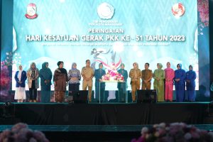 Hadiri Peringatan HKG PKK ke 51 Tahun, Fatmawati Rusdi Apresiasi Capaian TP PKK Makassar