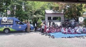 Dongkel Dispus Makassar Kunjungi UPT SPF SD Inpres Kampus IKIP
