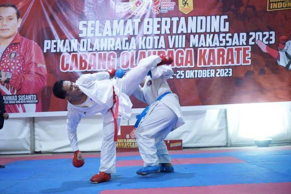Kontingen Kecamatan Tamalate Juara Umum Cabor Karate, Disusul Rappocini