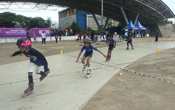 Ratusan Atlet Ramaikan Parade Sepatu Roda Makassar