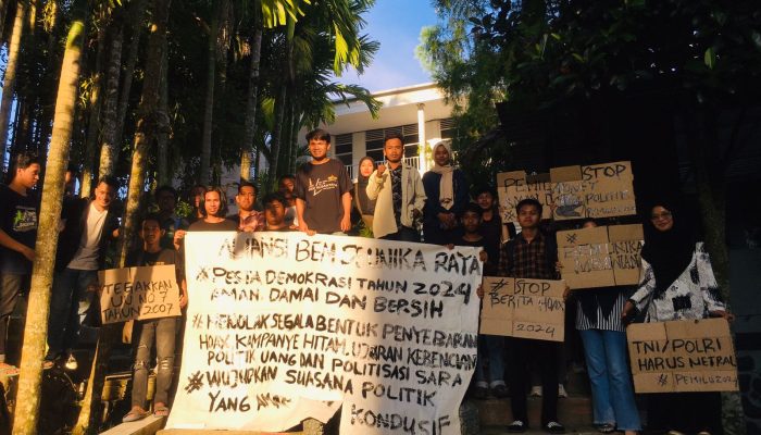 Deklarasi Pemilu Damai 2024, BEM UNIKA Berharap Dapat Menjaga Semangat Demokrasi