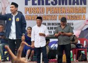 Ribuan Orang Hadiri Peresmian Posko Pemenangan Anak Rakyat di Manggala
