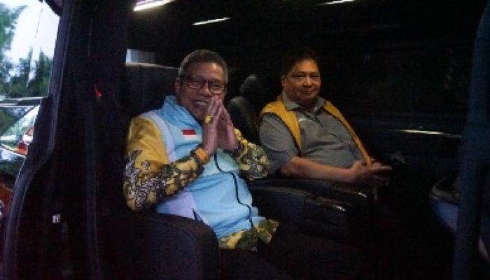 Airlangga Hartarto Temui Gubernur dan Kepala Daerah se-Sulsel