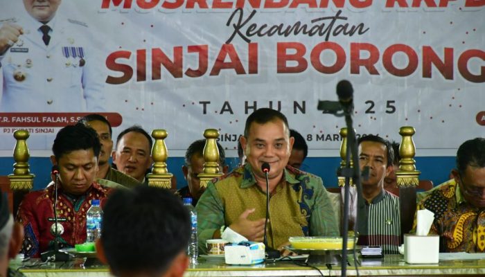 Pj Bupati Sinjai Hadiri Musrenbang di Sinjai Borong, Begini Arahannya