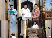 Sekwan DPRD Dahyal Salurkan Dana Hibah Pemkot Makassar di Masjid Besar Al Amin