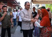 Didampingi Kadis Ketapang, Walkot Makassar dan Pj Gub Sulsel Tinjau Gerakan Pangan Murah