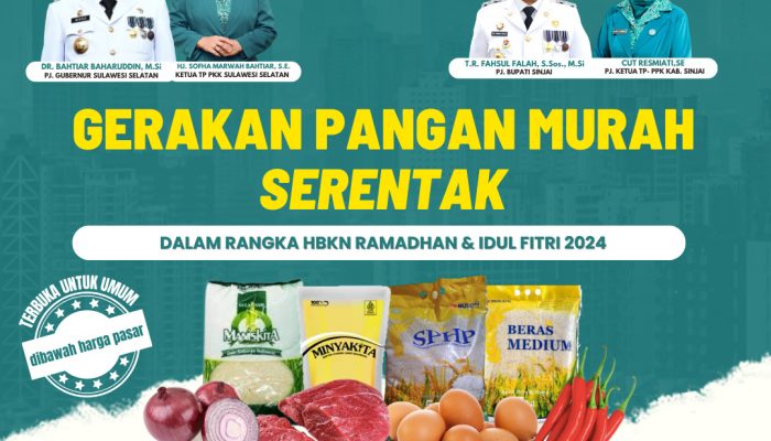 Besok, Pemkab Sinjai Hadirkan Gerakan Pangan Murah