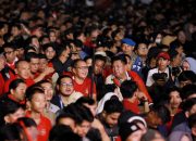Danny Pomanto Bersama 10 Ribu Masyarakat Nobar Piala Asia di Tugu MNEK CPI