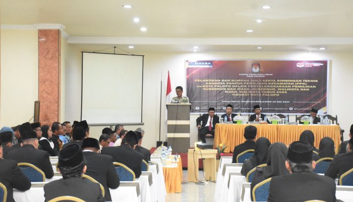 Wakili Pj Wali Kota, Kepala Bakesbangpol Hadiri Pelantikan PPK Se-Kota Palopo