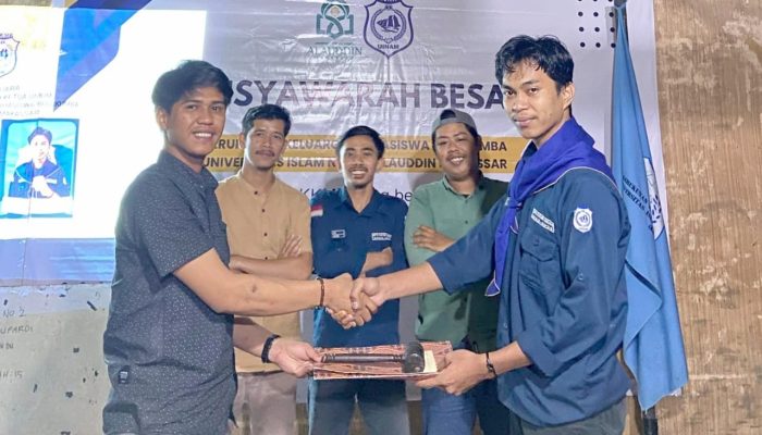 Supardi Terpilih Sebagai Ketua Umum Kerukunan Keluarga Mahasiswa Bulukumba UINAM