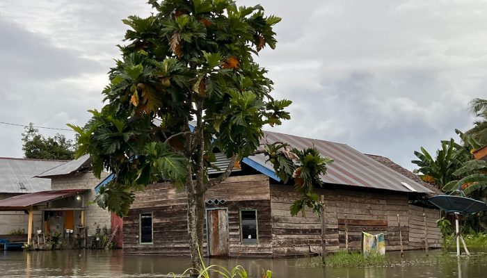 Peduli, Bahtiar Manadjeng Salurkan Bantuan Kepada Korban Banjir di Lutra