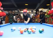 Danny Dorong Anak Muda Makassar Salurkan Energi Positif, Salah Satunya Biliar
