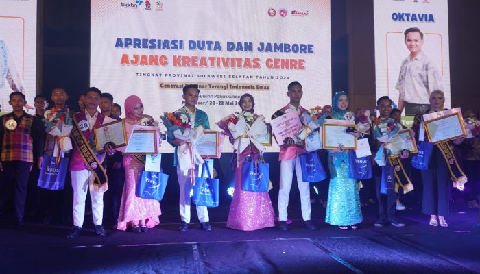 Mahasiswa Jurnalistik UIN Alauddin Juara II Duta GenRe Sulsel 2024
