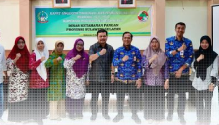 Kadiskop UKM Makassar Hadiri RAT Koperasi Pegawai Negeri Subur Dinas Ketahanan Pangan Sulsel