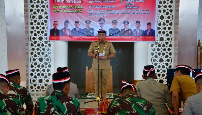 Pemilu Damai 2024, Pemkab Sinjai Gelar Dzikir dan Doa Bersama