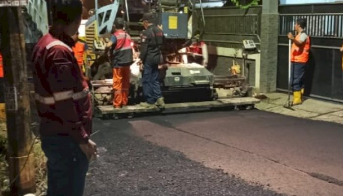 Melalui Satgas BJJ, Dinas PU Makassar Lakukan Perbaikan Jalan