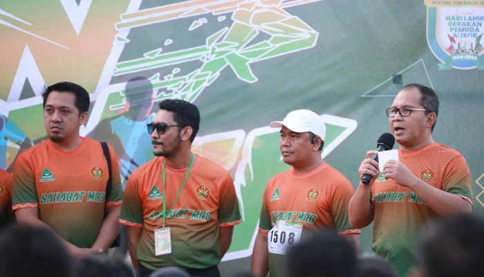 Danny Pomanto Lepas Ratusan Peserta Event Ansor Fun Run di Masjid Kubah 99