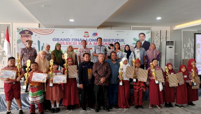 SDN Unggulan Monginsidi I Wakili Kota Makassar Lomba Bertutur Tingkat Provinsi Sulsel