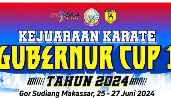 Kejuaraan Karate Gubernur Cup I Tahun 2024 akan Digelar 