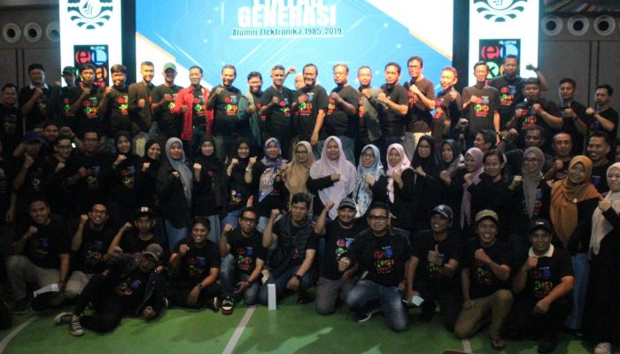 Alumni Elektronika FT UNM Sukses Gelar Reuni Lintas Generasi