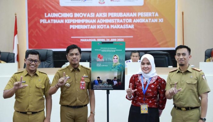 DPMPTSP Makassar Perkenalkan Inovasi Dikopi di Pelatihan Kepemimpinan Administrator Angkatan XI LAN RI