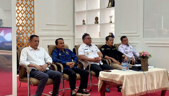 Pj Wali Kota Palopo Ikuti Rakornas Wasin 2024 Secara Virtual