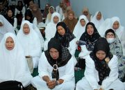 Ratusan Ibu-ibu Majelis Taklim dari Mamajang Zikir dan Doa untuk Rusdin Abdullah Jadi Walkot Makassar