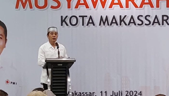 15 Ketua Kecamatan Solid, Deng Ical Kembali Terpilih Ketua PMI Makassar