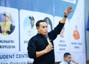 Disaksikan Appi dan ARB, Ahmad Susanto Paparkan Gagasannya dalam Forum GMKI Makassar
