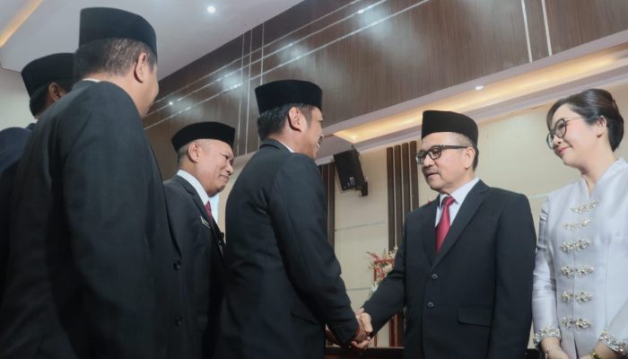 PJ Sekda Makassar Hadiri Pelantikan Jufri Rahman Sebagai Sekda Sulsel