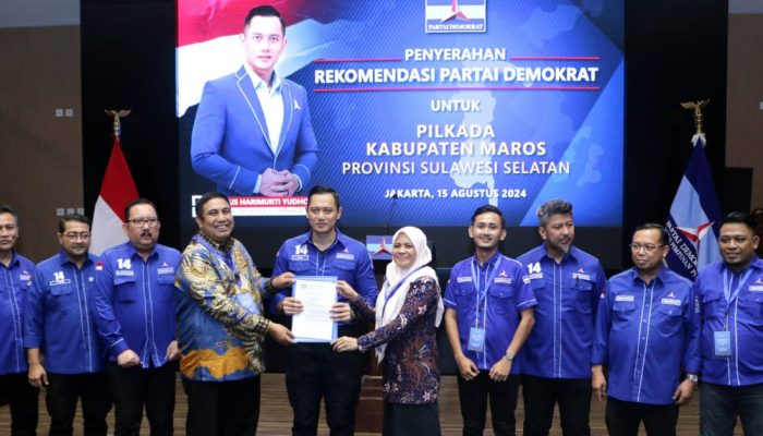 Kandidat Chaidir—Suhartina Terima B1KWK dari Demokrat