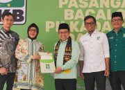 Resmi! Indira-Ilham Pegang B1-KWK PKB Buat Maju Pilwali Makassar 2024