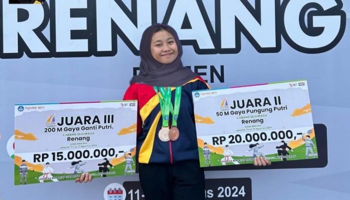Siswi RHIS Raih Dua Medali, Selamatkan Wajah Sulsel di O2SN