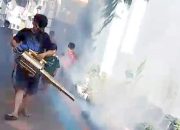 Tim Sehati Lakukan Fogging di Kecamatan Makassar