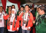Indira-Ilham Resmi Daftar ke KPU Makassar