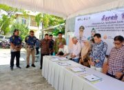 Disperkim Makassar Lakukan Penyerahan PSU dari Pengemban ke Pemkot