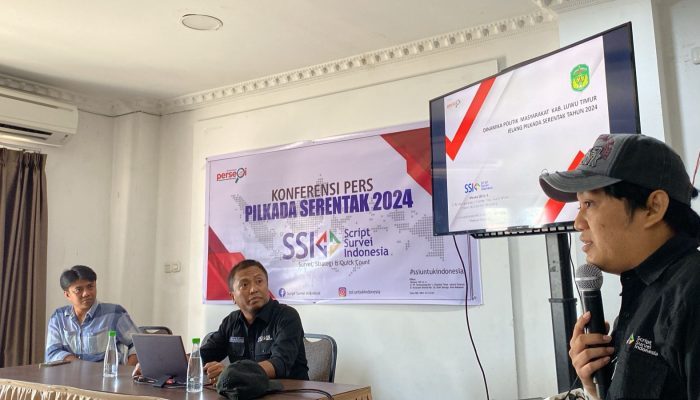 Survei Pilkada Lutim: Budiman-Akbar 47,32%, Ibas-Puspawati 41,95%, Isrullah-Usman 2,93%