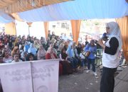 Didampingi Supratman, Rezki Sentuh Hati Warga Tamalnrea Ajak ke TPS Pilih Nomor 2