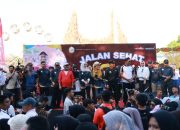 Kominfo Makassar Turut Meriahkan Jalan Sehat Peringati HUT Sulsel ke-355 Tahun