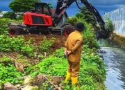 Dinas PU Makassar Kembali Normalisasi Saluran Sekunder di Jl Ir Sutami