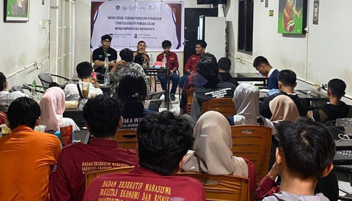 BEM dan Maperwa FEB UNM Ajak Pemuda Gaungkan Antikorupsi di Medsos