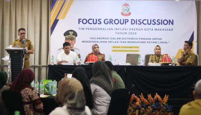 Tekan Inflasi dan Dukung Petani, TPID Makassar Gelar FGD Kolaboratif