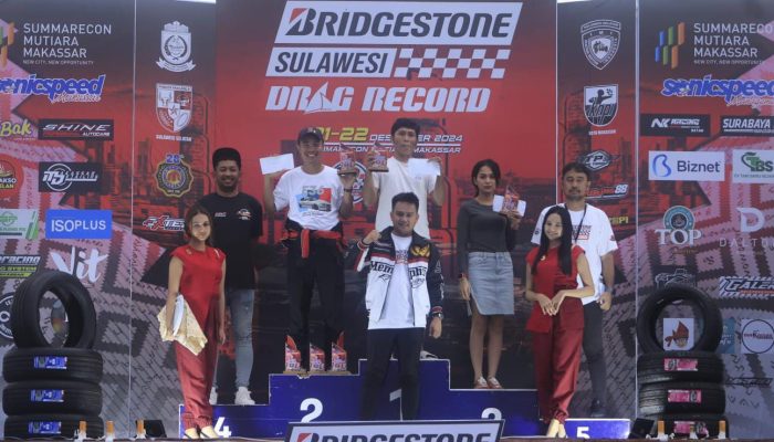 Sonic Speed Sukses Gelar Sulawesi Drag Record 2024 di Makassar