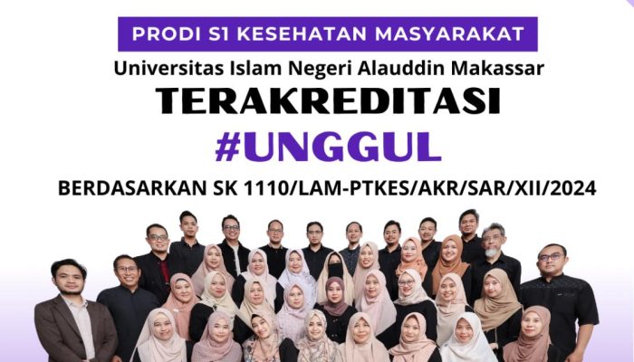 Prodi S1 Kesmas UIN Alauddin Makassar Raih Akreditasi Unggul, Pertama di FKIK