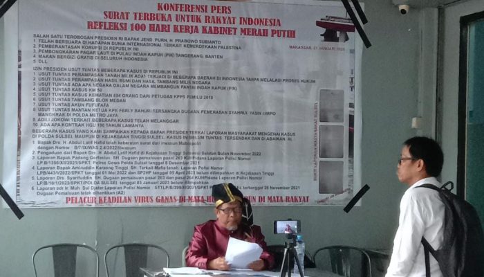 Refleksi 100 Hari Kerja Kabinet Merah Putih, Serdadu Ombethel Law Investigation Soroti Berbagi Persoalan